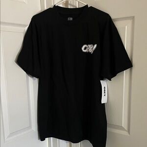 Obey Black Short Sleeve Tee